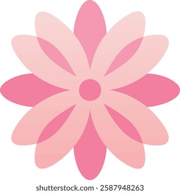 flower vector art on white background