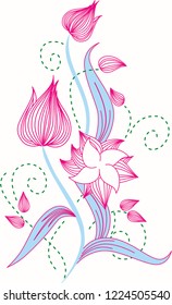 Flower vector art ready for print