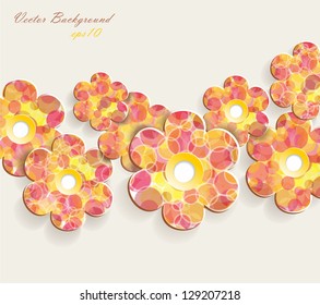 Flower vector background