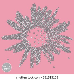 Flower Vector Background.