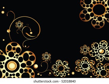 Flower vector background