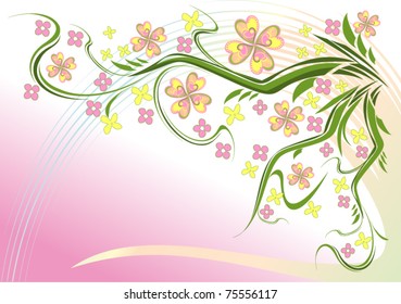 Flower Vector background