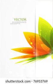 Flower vector background