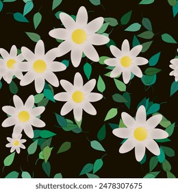 Vector de flores, diseño de fondo, ramo de flores, textura sin costuras, abstracto de Vector, diseño floral, Vector de adorno, flores aisladas, flores de primavera, acuarela de flores, Vector floral