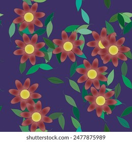 Vector de flores, fondo de Vector, diseño de fondo, patrón de hojas, patrón ornamental, patrón sin costuras florales, abstracto de Vector, ramo de flores, fondos de la naturaleza, acuarela de flores