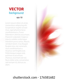 Flower vector background, easy all editable