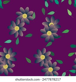 Vector de flores, verano de fondo, diseño de patrón, fondo de hojas, patrón floral sin costuras, flores aisladas, patrón de ornamento, ramo de flores, flores de primavera, fondo abstracto