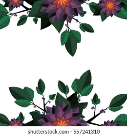 Flower vector background template. Can be used for wallpaper, pattern fills, textile, web page background, surface textures, Image for advertising booklets, banners, flyers.
