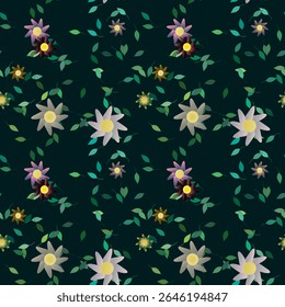 Vetor de flores, fundos vetoriais, folhas isoladas, vetor abstrato, projeto de padrão, padrão de folhas, aquarela de flores, fundo de pétalas, fundo de flores, padrão de fundo