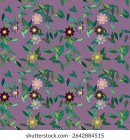 Flower vector, backgrounds nature, pattern vector, pattern flower, seamless pattern, seamless vector, background vector, flower bouquet, flowers isolated, leafs pattern, floral background