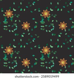 Flower vector, backgrounds and textures, leaf seamless, backgrounds nature, leafs isolated, floral background, seamless wallpaper, ornamental pattern, flowers spring, leaf pattern