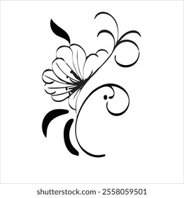 Flower vector computer graphic art