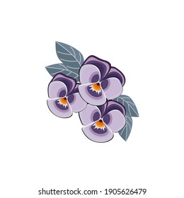 Flor vectorial decoración flores panty