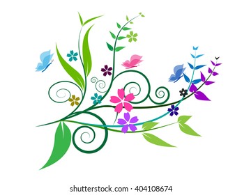 Flower vector design