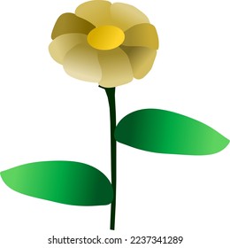 Blumenvektordesign. Blumengrafik
