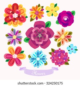 Flower Vector Design Illustration