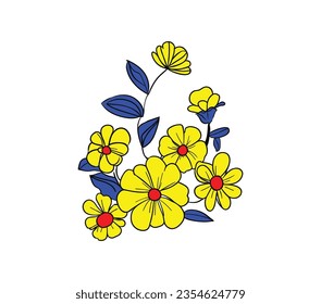Flower vector, design, template, background 