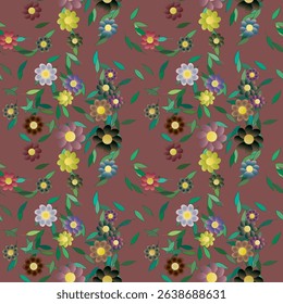 Flower vector, floral background, floral design, vector design, vector shapes, vector backgrounds, nature backgrounds, floral patterns, ornamental pattern, leaf background, seamless patterns