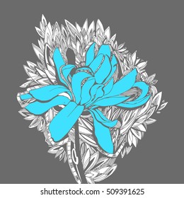 flower vector floral background design illustration decorative