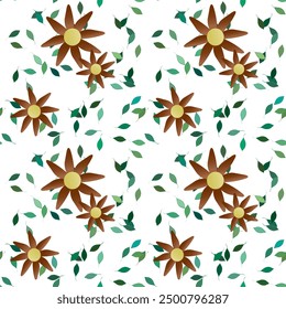 Vector floral, patrón floral, patrón floral, hoja aislada, patrón ornamental, fondos y texturas, fondo transparente, patrón de fondo, flores aisladas, silueta de la hoja