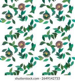 Vetor de flor, flores isoladas, buquê de flor, design de vetor, padrão floral sem costura, padrão de fundo, textura sem costura, flores padrão, isolado folha, ornamentos vetor
