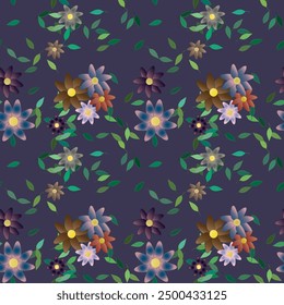 Vector de flores, flores aisladas, patrón de Vector, fondo de pétalos, Vector floral, forma de la hoja, Vector del ornamento, patrón floral, hoja sin fisuras, patrón floral sin fisuras, patrón de flores