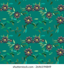 Vetor de flores, flores primavera, forma de folha, buquê de flores, fundo de flores, design de padrões, arte vetorial, vetor de folhas, silhueta de folha, padrões sem costura, design de fundo