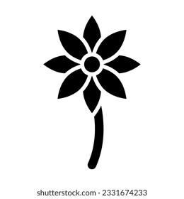 Blumenvektorsymbol für persönliche und kommerzielle Nutzung.
