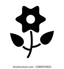 Flower Vector Glyph Icon For Personal And Commercial Use.
