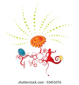 Flower vector graphic