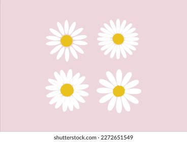 flower vector hand drawn deesign vector 