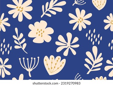 flower vector hand drawn design art