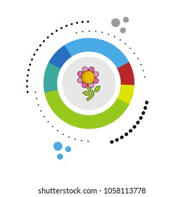 flower vector icon