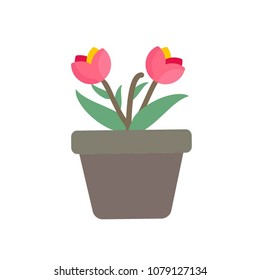 flower vector icon