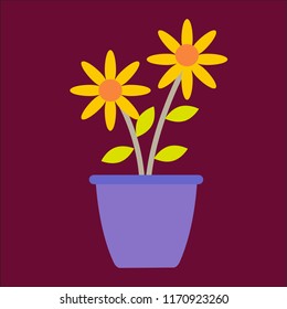 FLOWER VECTOR ICON