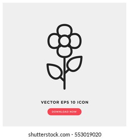 Flower vector icon