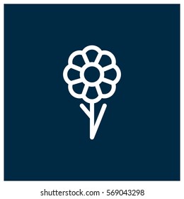 Flower vector icon