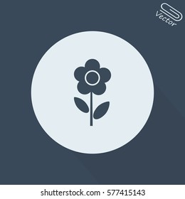 flower vector icon