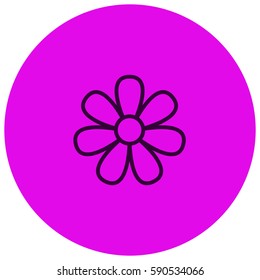 Flower vector  icon