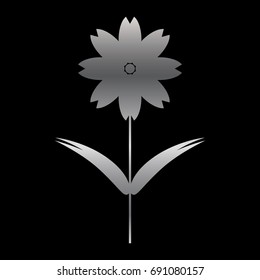 Flower vector icon