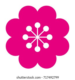 Flower vector icon
