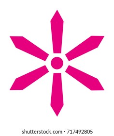 Flower vector icon