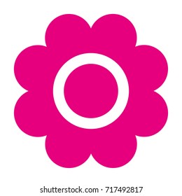 Flower vector icon