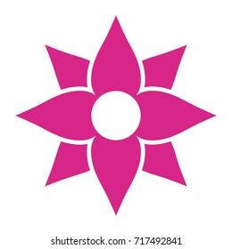 Flower vector icon