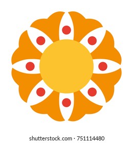 Flower vector icon
