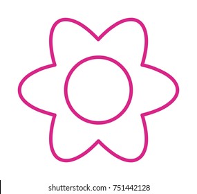 Flower vector icon