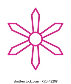 Flower vector icon
