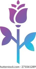 Ilustración de diseño de icono de Vector de flores