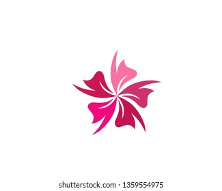 flower vector icon design template illustration