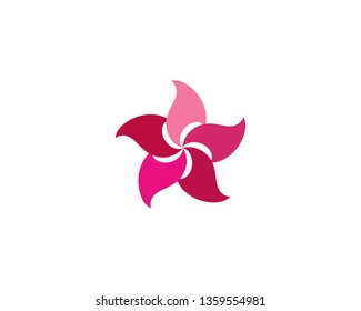 flower vector icon design template illustration